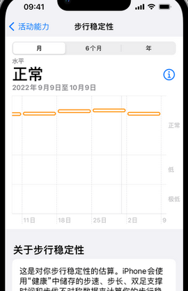 毛道乡iPhone手机维修如何在iPhone开启'步行稳定性通知'