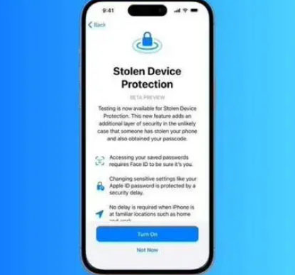 毛道乡苹果授权维修店分享被盗设备保护功能开启方法 