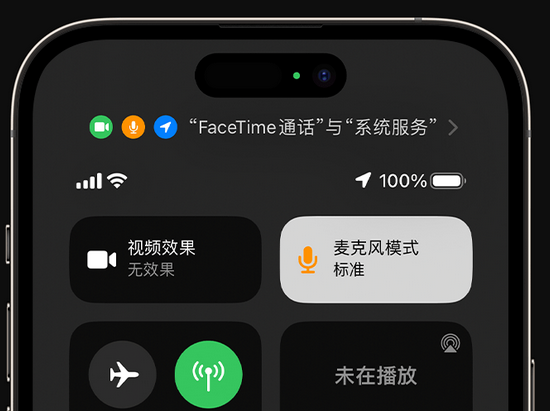 毛道乡苹果授权维修网点分享iPhone在通话时让你的声音更清晰 