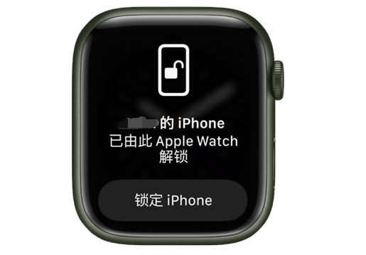 毛道乡苹果手机维修分享用 AppleWatch 解锁配备面容 ID 的 iPhone方法 